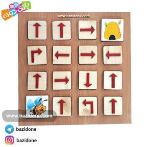 بازی فکری مسیریابی و آموزش جهت ها