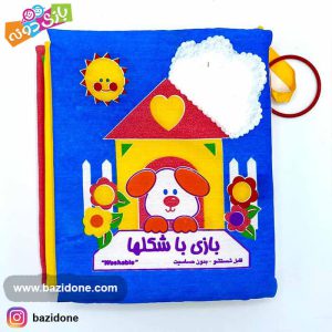 کتاب پارچه ای بازی با شکل ها