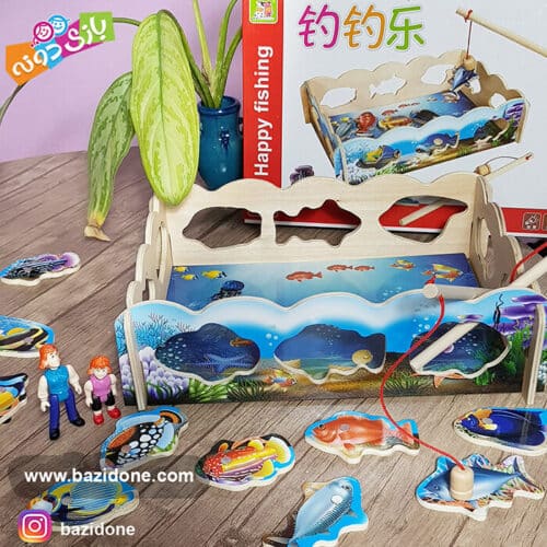 magnetic wooden fishing pool4