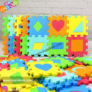 پازل فومی اشکال هندسی