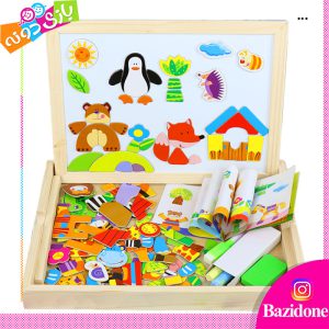 تخته مگنتی دوطرفه چوبی بهشت جنگلی