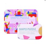 تطابق اشکال چوبی جعبه فلزی (بنفش)