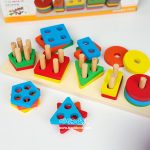 مونته سوری چوبی 5 ستون پایه مستطیل - Image 3