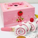 اسباب بازی عصرانه خوری چوبی رولت و میوه - Image 4