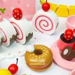 اسباب بازی عصرانه خوری چوبی رولت و میوه - Image 5