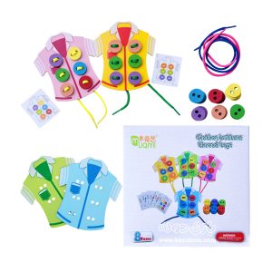 clothes button thread toy1