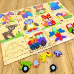 پازل چوبی برجسته فانتزی - Image 2