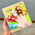 عروسک انگشتی سیلیکونی حیوانات جنگل