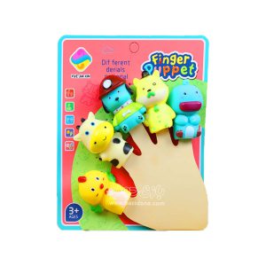 عروسک انگشتی سیلیکونی حیوانات مزرعه