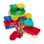 ظرف غذای لگویی سه تکه