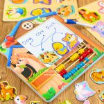 تخته آموزشی چندکاره با چرتکه - Image 9