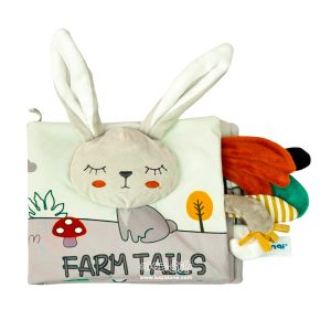 کتاب پارچه ای سوتکی خرگوش و حیوانات مزرعه