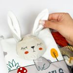 کتاب پارچه ای سوتکی خرگوش و حیوانات مزرعه - Image 3