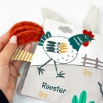 کتاب پارچه ای سوتکی خرگوش و حیوانات مزرعه - Image 5