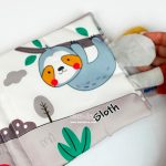 کتاب پارچه ای سوتکی فیل و حیوانات جنگل - Image 4