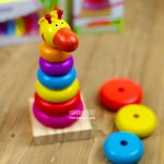 برج هوش چوبی هفت رنگ - Image 2