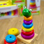 برج هوش چوبی هفت رنگ - Image 3