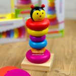 برج هوش چوبی هفت رنگ - Image 4