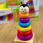 برج هوش چوبی هفت رنگ - Image 5