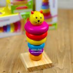 برج هوش چوبی هفت رنگ - Image 6