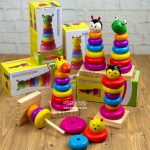 برج هوش چوبی هفت رنگ - Image 10