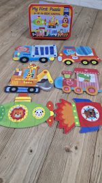 پازل چوبی جعبه فلزی وسایل نقلیه (تخفیفی) - Image 2