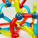 توپ و میله مگنتی چراغدار 76 قطعه - Image 6