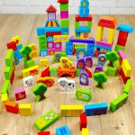 بازی بریکس چوبی ۱۰۰ قطعه - Image 6