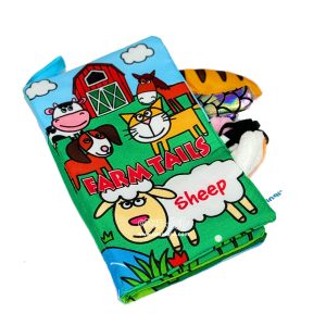 cloth book of tails farm animals
