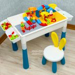 میز لگویی کودک با صندلی خرگوش - Image 3
