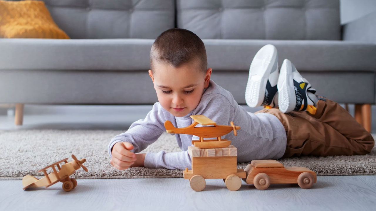 اسباب بازی چوبی کودک