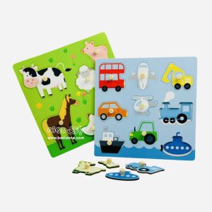 پازل پین دار چوبی