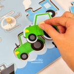 پازل پین دار چوبی - Image 3