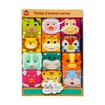 مکعب های سیلیکونی حیوانات 12 عددی