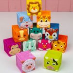 مکعب های سیلیکونی حیوانات 12 عددی - Image 3