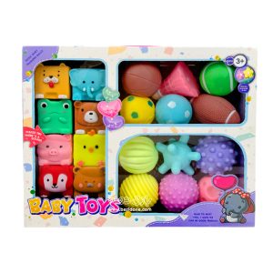 20pcs animal sensory ball cube 1