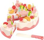 کیک تولد میوه ای چراغدار 40 قطعه