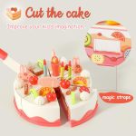 کیک تولد میوه ای چراغدار 40 قطعه - Image 7