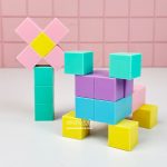 مکعب های مگنتی پاستلی 45 قطعه صدادار - Image 4