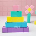 مکعب های مگنتی پاستلی 45 قطعه صدادار - Image 3