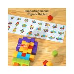 مکعب های مگنتی رنگی 48 تکه - Image 3