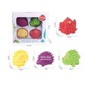 4pcs silicone sensory animals1