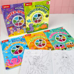 دفتر رنگ آمیزی آبرنگی پالت دار 6 رنگ - Image 3