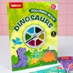 دفتر رنگ آمیزی آبرنگی پالت دار 6 رنگ - Image 7