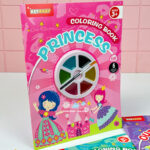 دفتر رنگ آمیزی آبرنگی پالت دار 6 رنگ - Image 8