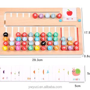 Wooden Alphabet and Word Building Toy4