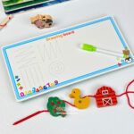 پازل چوبی نخواره و ماهیگیری وایت بردی - Image 5