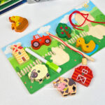 پازل چوبی نخواره و ماهیگیری وایت بردی - Image 3