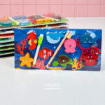 پازل چوبی نخواره و ماهیگیری وایت بردی - Image 10