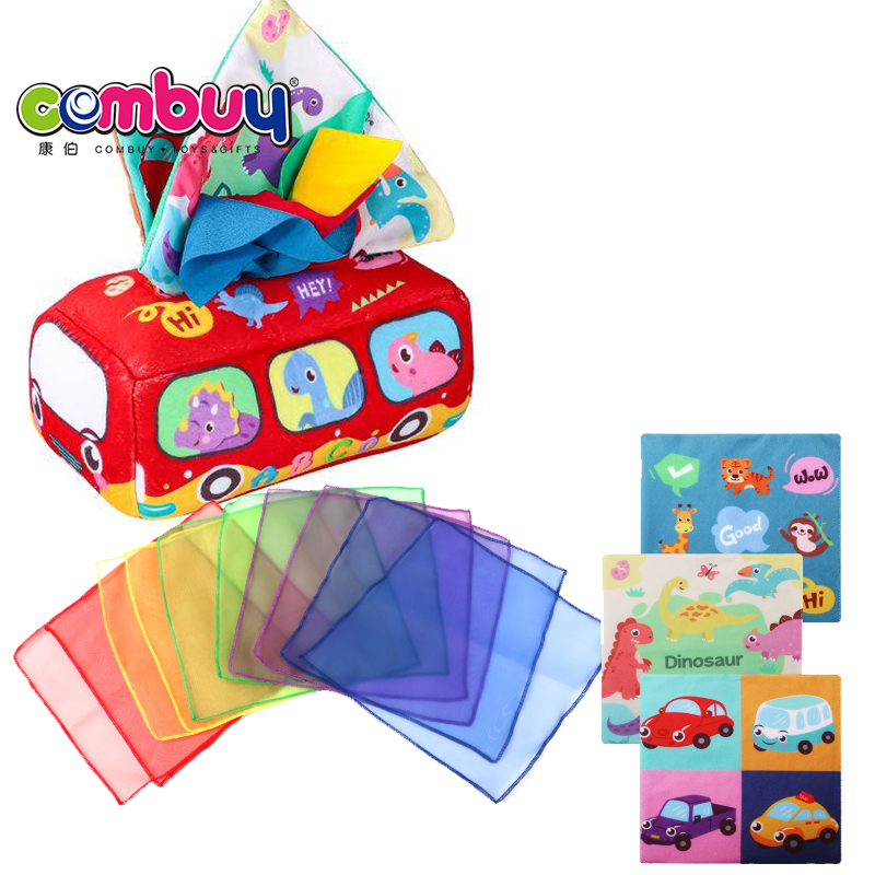 bus-pattern-sensory-cloth دستمال حسی طرح اتوبوس - Image 1